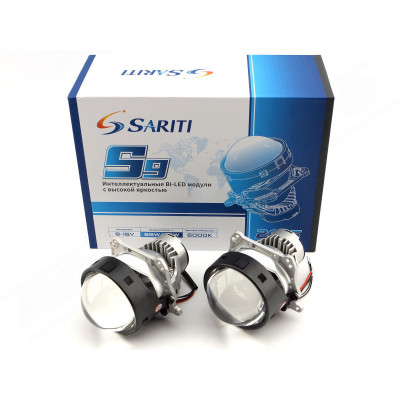 Светодиодные линзы Sariti S9 2025, 3,0, 12V, 5500K (компл. 2шт)