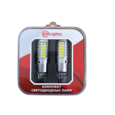 !РАСПРОДАЖА! Светодиод EALights 7443, W21/5W, белые, 12V, Биполярные
