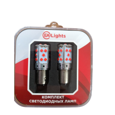 !РАСПРОДАЖА! Светодиод EALights 1157, P21/5W, красные, 12V, Биполярные 180*, разноуровн