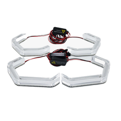 Ангельские глазки DRL for BMW, белые, (комплект)