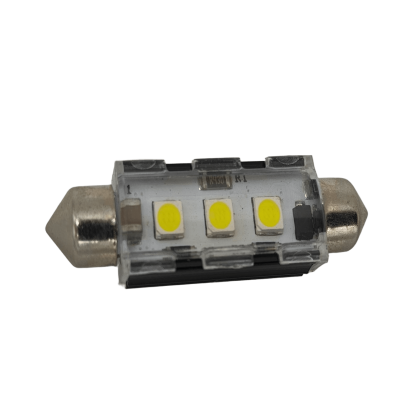 Светодиод FARDEUS F-C5W-3030-3SMD, 41mm, CAN, 2W/200LM, белые, биполярные, 12-24V