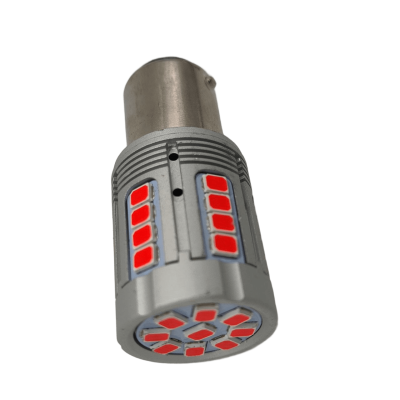 Светодиод FARDEUS C-1156S-R, CAN, SUMSUNG-33SMD, 24W/2400LM, одноур.180*, красные, биполярные,12-24V